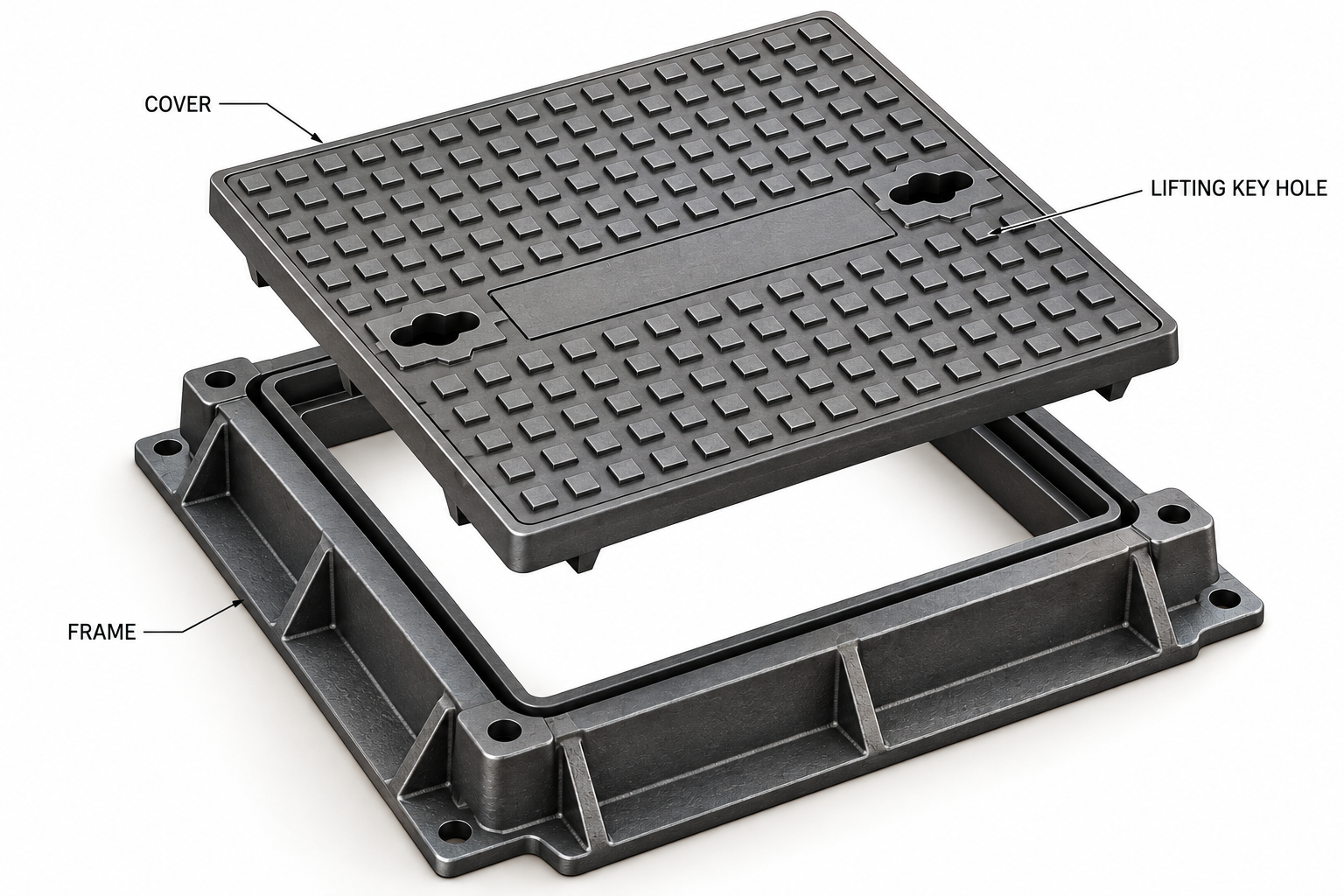 Solid Top Manhole Covers & Frames
